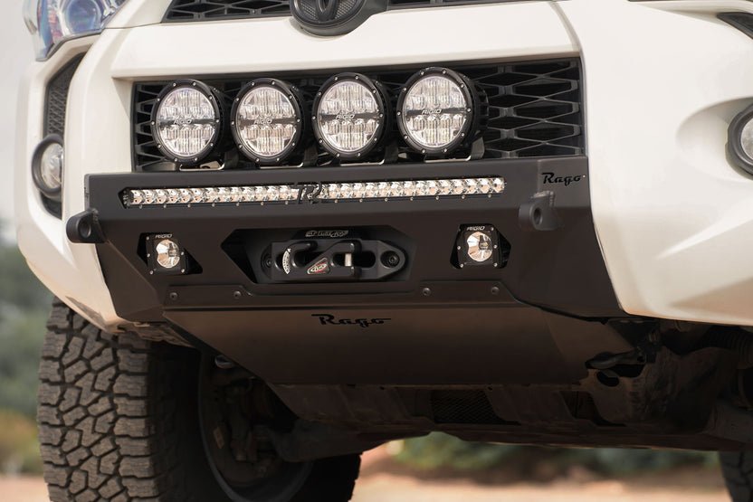 Rago Fabrication Center Mount Winch Bumper for 2014-2024 Toyota 4Runner - Recon Recovery