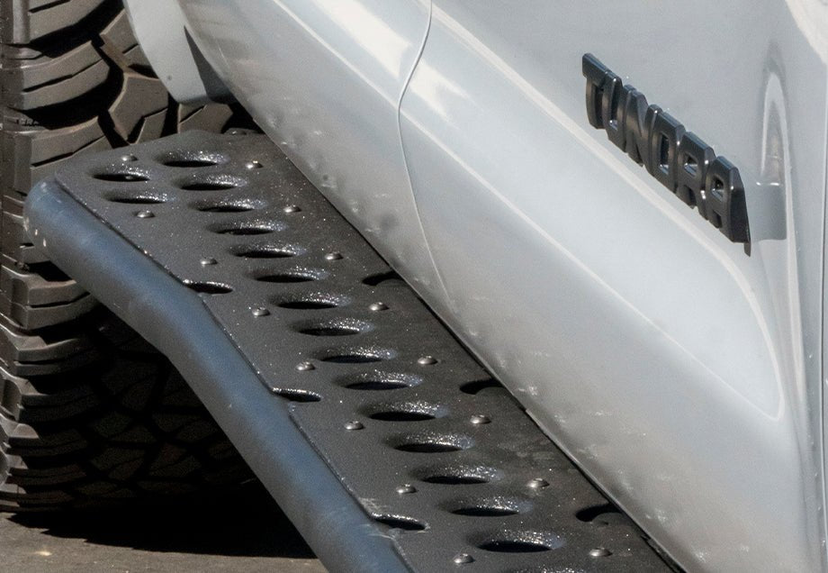 CR Step Edition Bolt on Rock Slider Steps For 2014-2021 Toyota Tundra - Recon Recovery