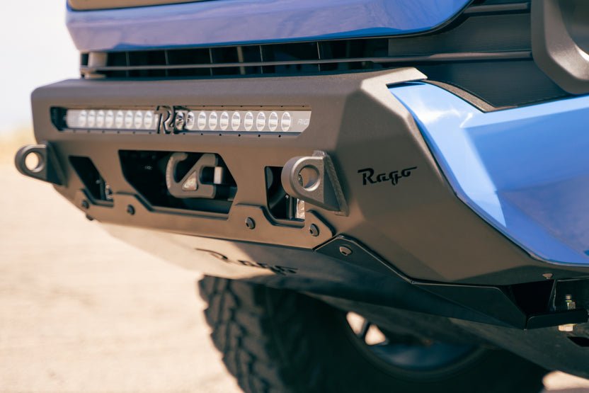 Rago Fabrication Center Mount Winch Bumper for 2016-2023 Toyota Tacoma - Recon Recovery