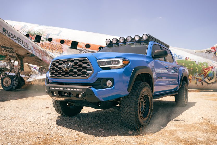 Rago Fabrication Center Mount Winch Bumper for 2016-2023 Toyota Tacoma - Recon Recovery
