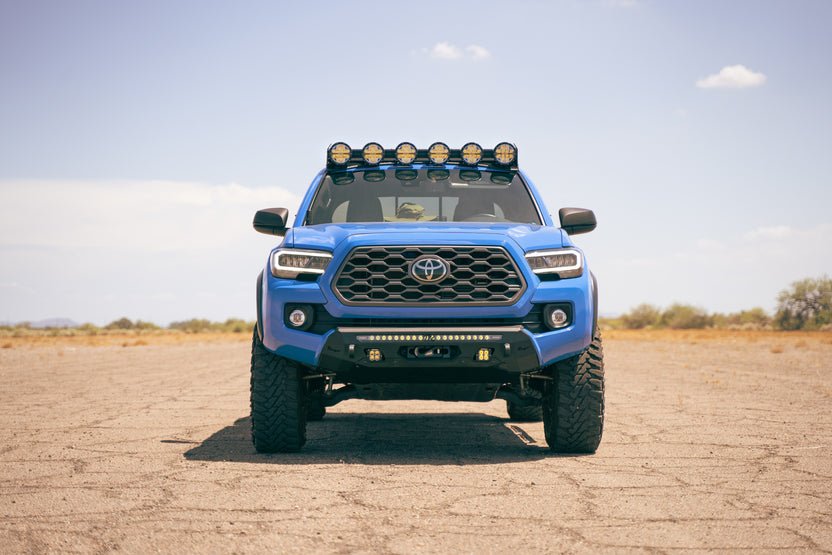 Rago Fabrication Center Mount Winch Bumper for 2016-2023 Toyota Tacoma - Recon Recovery