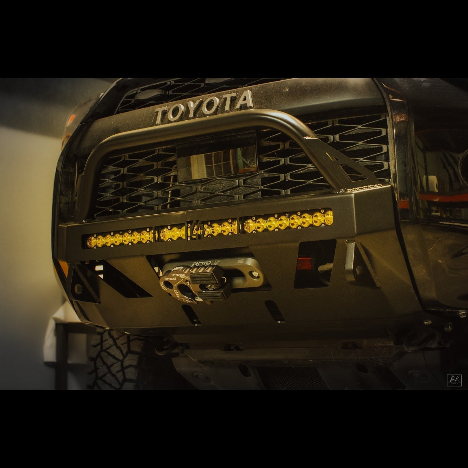 C4 Fabrication Lo-Pro Winch Bumper for 2014-2024 Toyota 4Runner - Recon Recovery