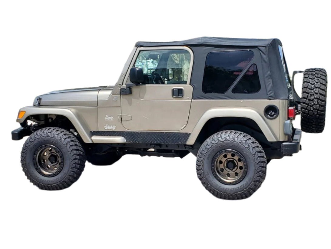 Smittybilt OEM Replacement Soft Top For 1997-2006 Jeep Wrangler TJ - Black