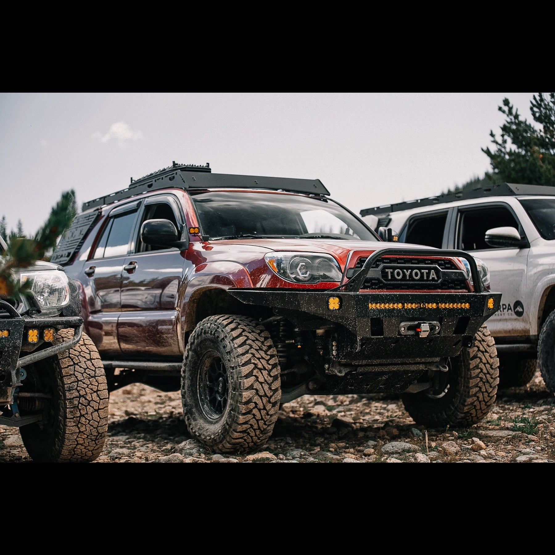 C4 Fabrication Overland Series Front Bumper for 2003-2009 Toyota 4Runner - Recon Recovery