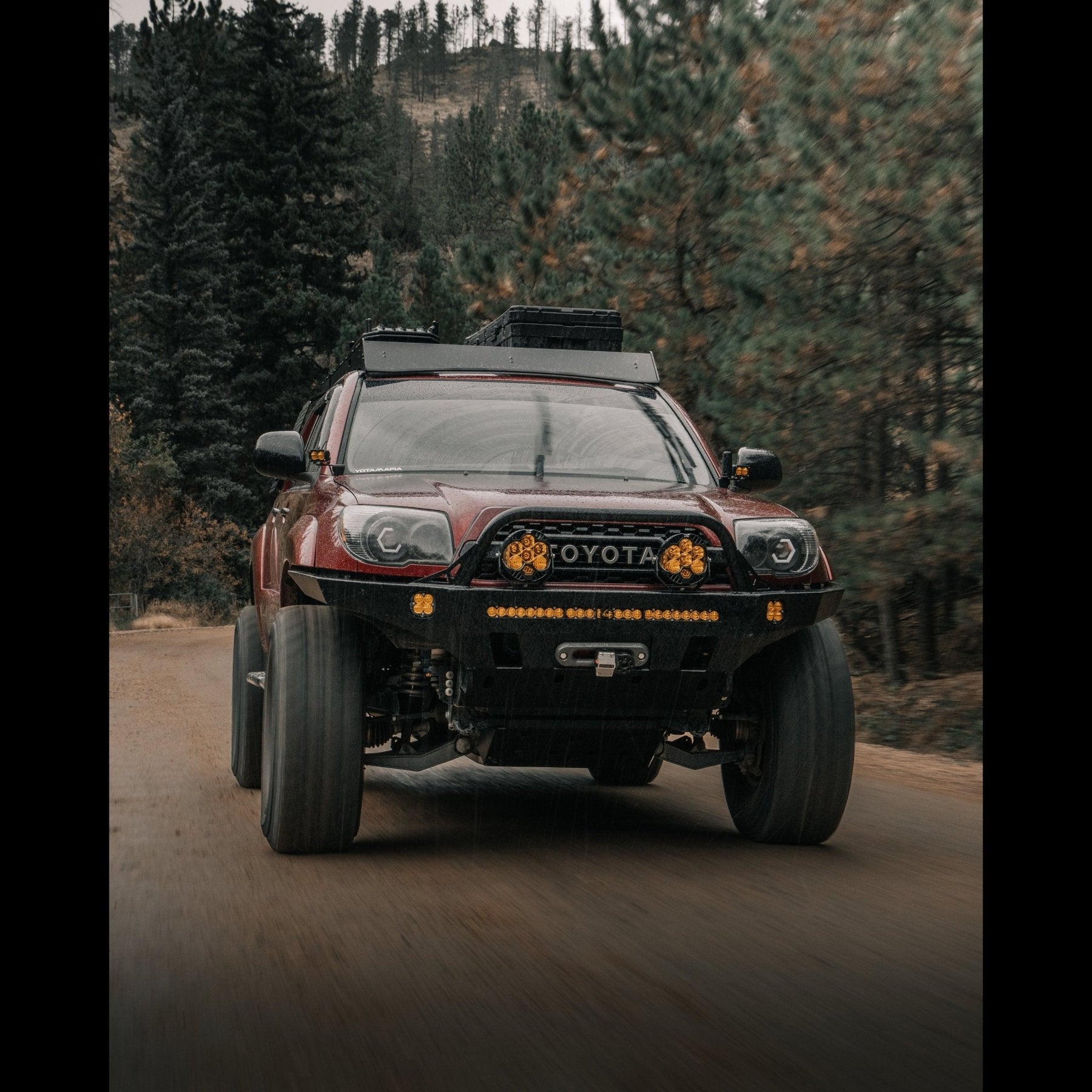 C4 Fabrication Overland Series Front Bumper for 2003-2009 Toyota 4Runner - Recon Recovery