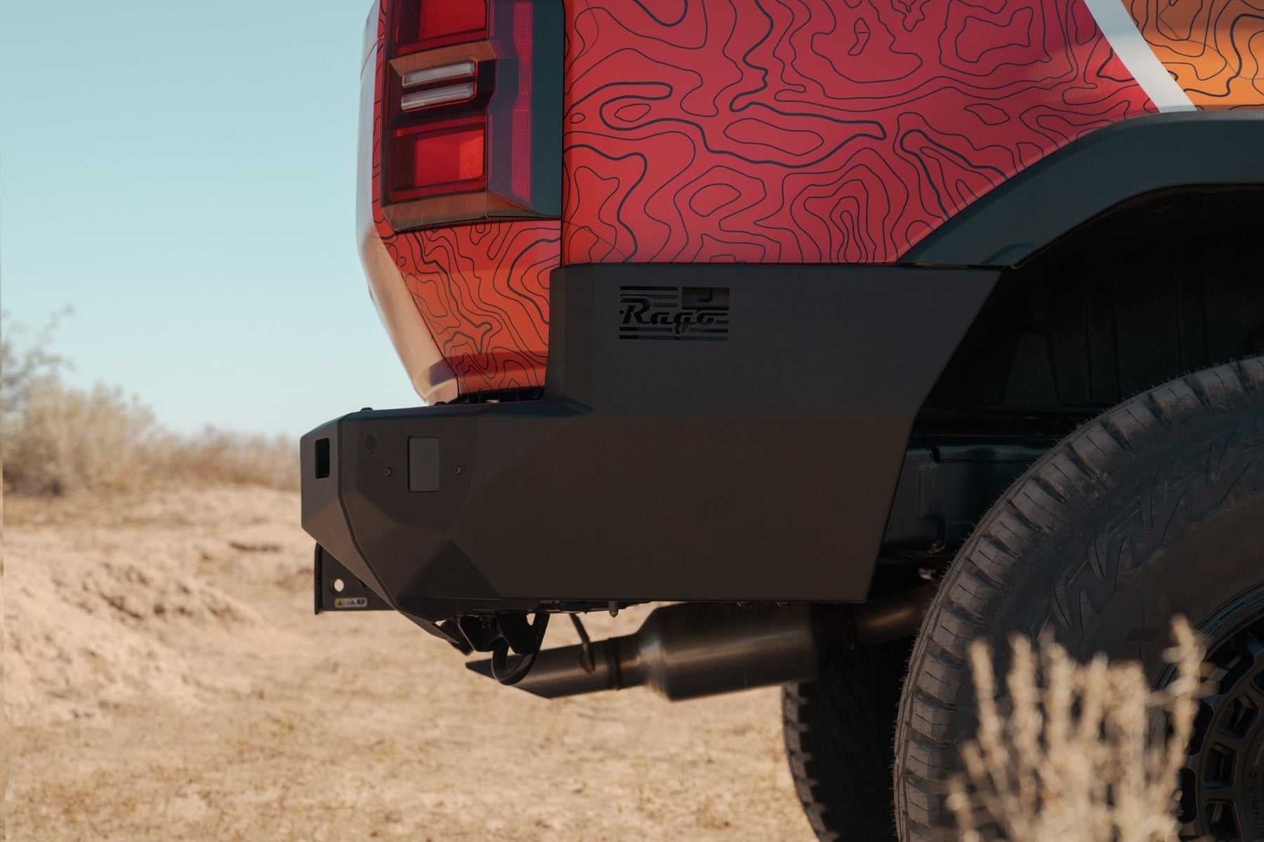 Rago Fabrication High Clearance Rear Bumper for 2024-2026 Toyota Land Cruiser - Recon Recovery