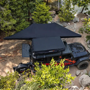 Openroad 180 Degree Free Standing Overland Awning With LEDs & Mounting Hardware