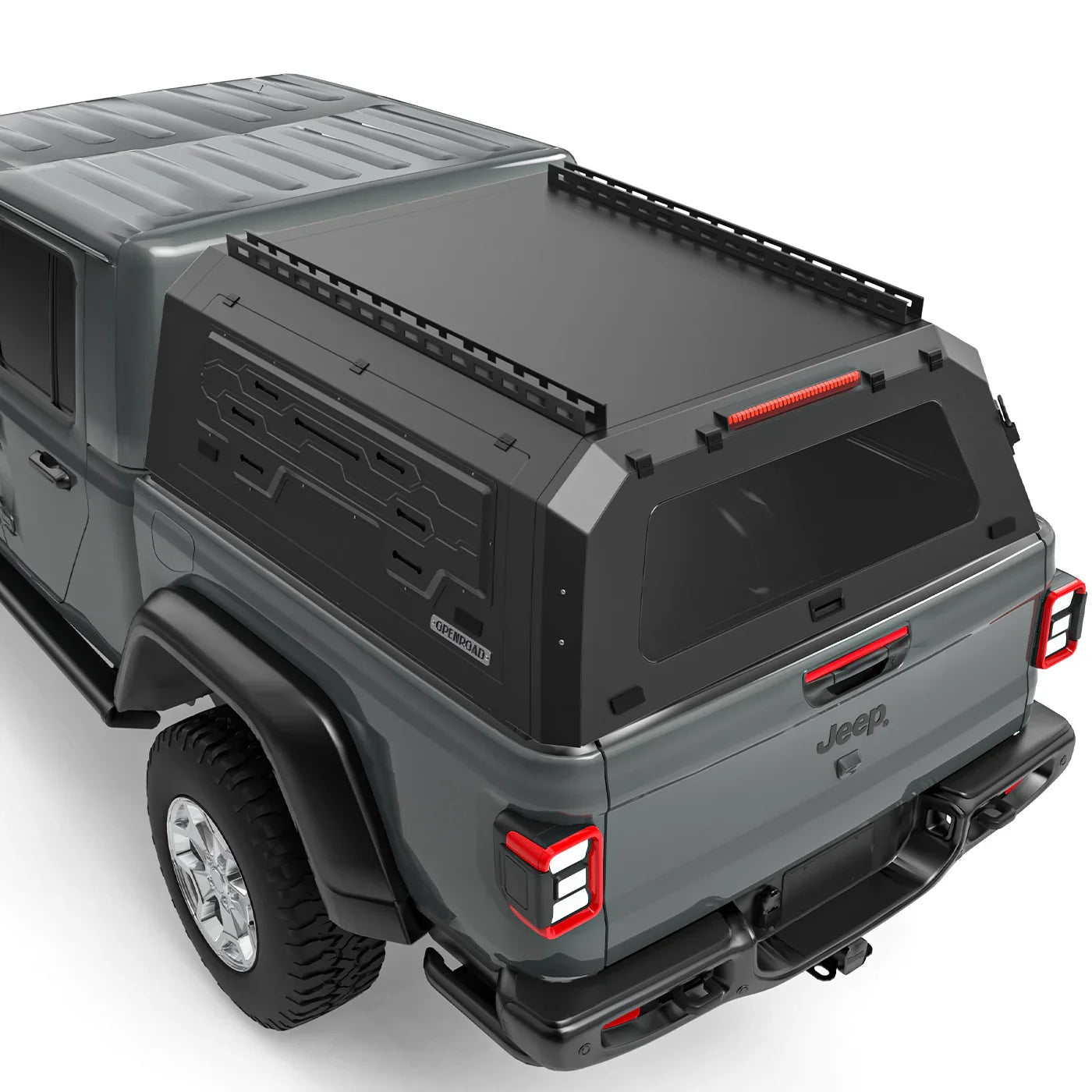 Openroad Aluminum Light Weight Modular Truck Cap for 2019-2026 Jeep Gladiator JT