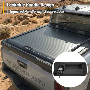 Openroad Aluminum Retractable Tonneau Bed Cover for 2016-2023 Toyota Tacoma (5ft Bed)