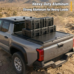 Openroad Aluminum Retractable Tonneau Bed Cover for 2019-2026 Jeep Gladiator JT