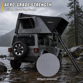 OPENROAD FlowRoof Side-Open Hard Shell 3 Person Rooftop Tent