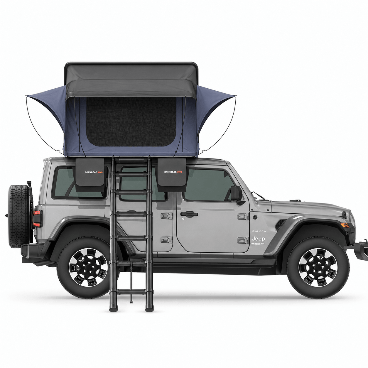 OPENROAD FlowRoof Side-Open Hard Shell 3 Person Rooftop Tent