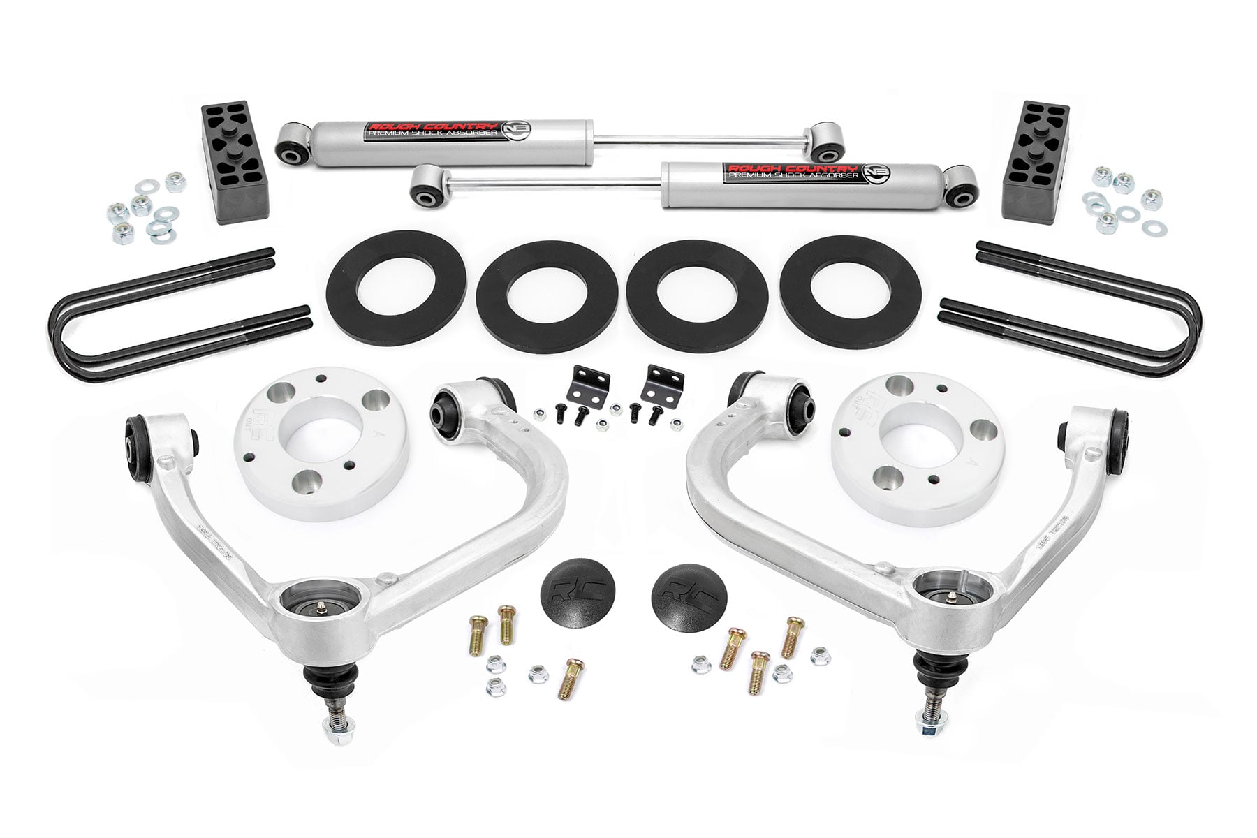 Rough Country 3 Inch Lift Kit for 2021-2026 Ford F-150