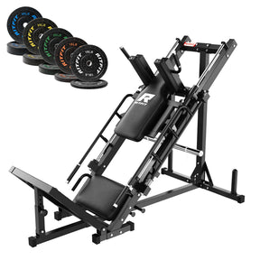 RitFit BLP01 Full Leg Workout Package 3-In-1 Leg Press, Hack Squat, and Calf Raise Set