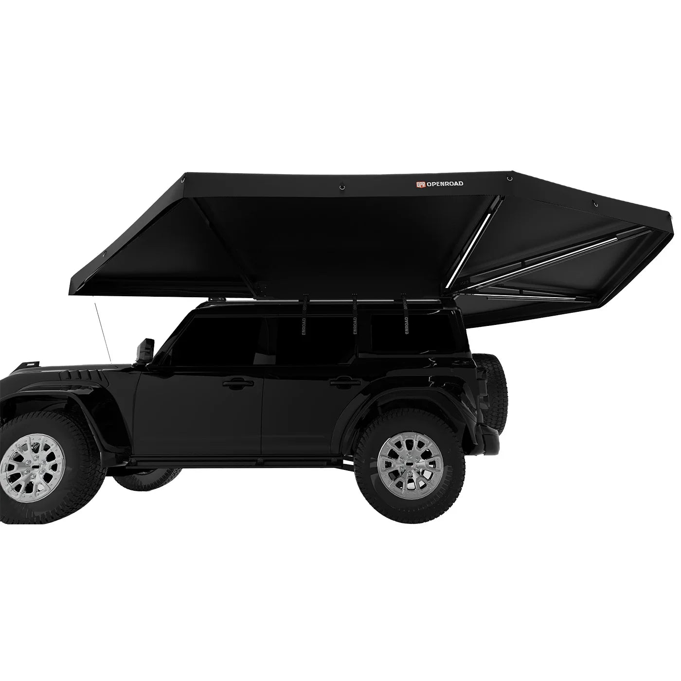 Openroad Plus Size 270 Degree Free Standing Overland Awning With LEDs & Mounting Hardware