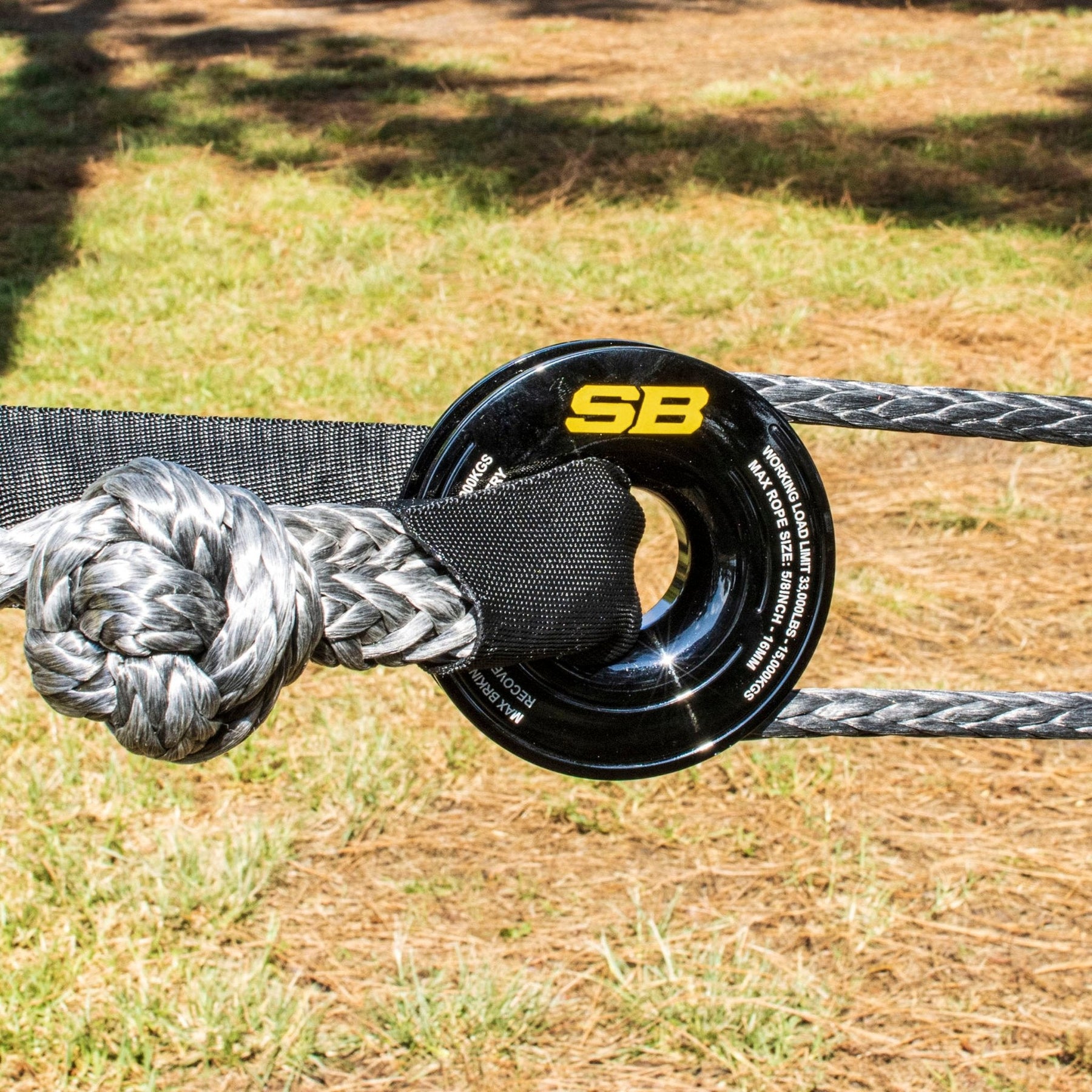Smittybilt Soft Shackle W/Recovery Ring 33K Lbs Rated - Recon Recovery