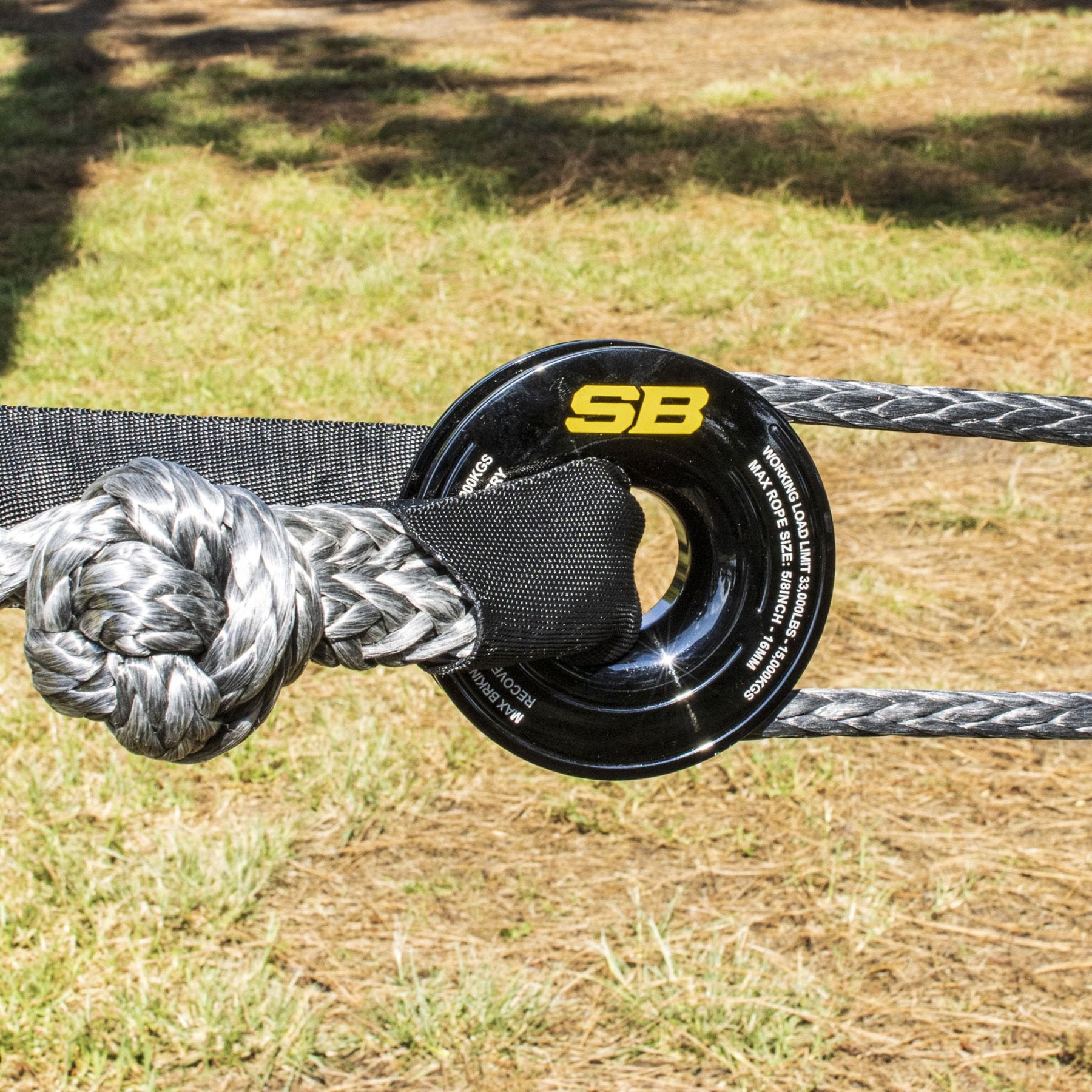 Smittybilt Soft Shackle & Recovery Ring – 33K Rated Off-Road Recovery Gear