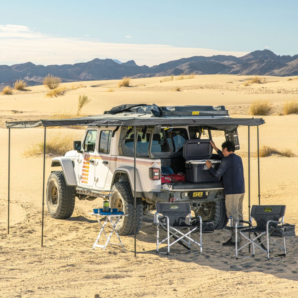 Smittybilt 270 Degree Awning – Driver Side | Overland Wrap-Around Shade