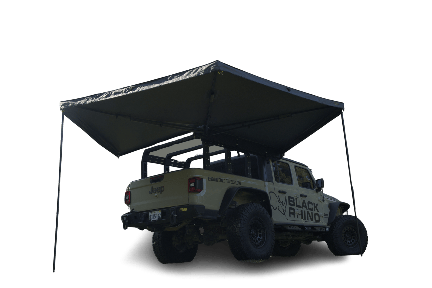 Smittybilt Quick Deploy Free Standing 270 Degree HD Awning - Passenger Side