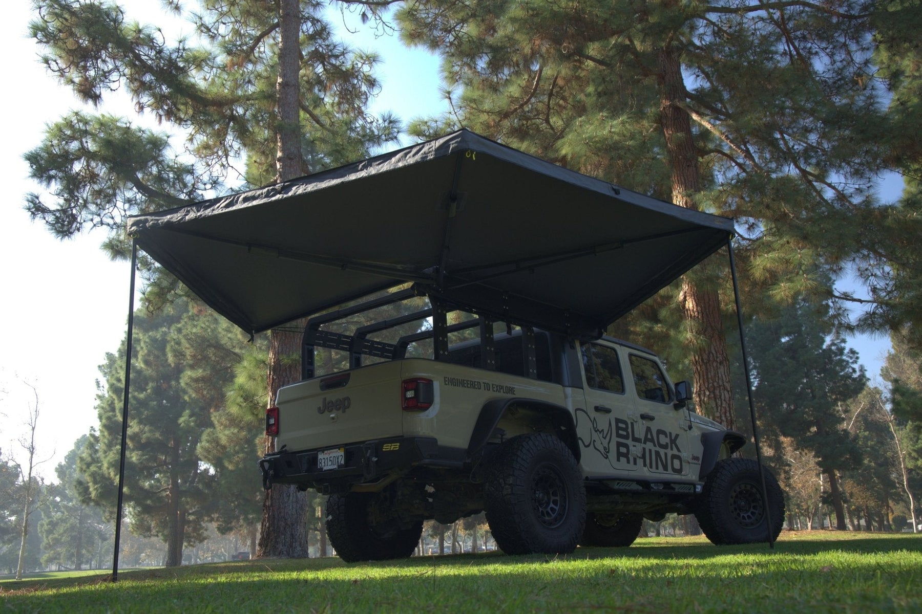 Smittybilt Quick Deploy Free Standing 270 Degree HD Awning - Passenger Side