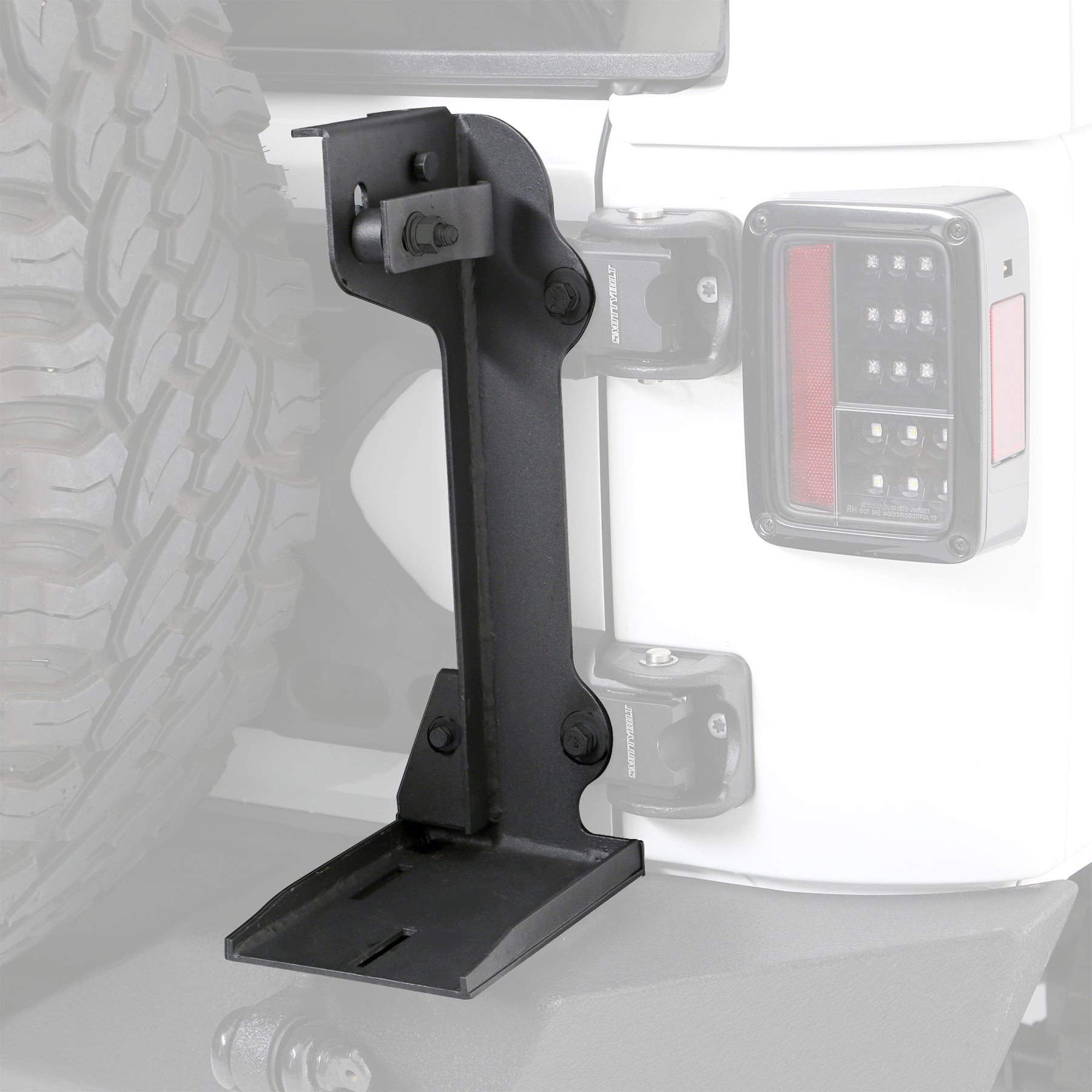 Smittybilt JK Trail Jack Mount  for HD Pivot Tire Carrier For 2007 - 2018 Jeep Wrangler - Recon Recovery