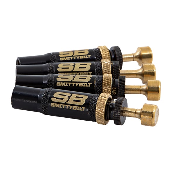 Smittybilt Adjustable Valve Stem Tire Deflators – Set & Auto Shut-Off Kit - Recon Recovery