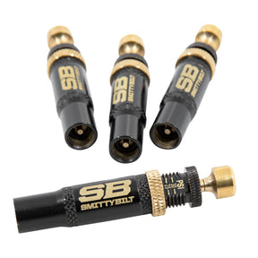 Smittybilt Adjustable Valve Stem Tire Deflators – Set & Auto Shut-Off Kit - Recon Recovery
