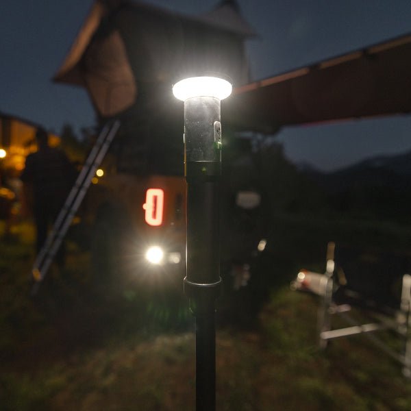 Smittybilt 8ft LED Camp Light with 360 Degrees of Light + Removable Flashlight