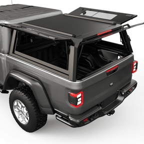 OPENROAD Bolt On Bed Cap with Sliding Side and Front Windows for 2019+ Jeep Gladiator JT