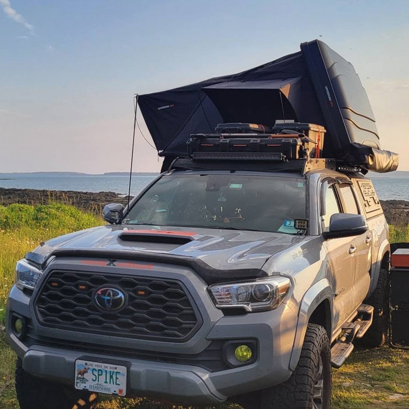 OPENROAD FlowRoof Side-Open Hard Shell 3 Person Rooftop Tent