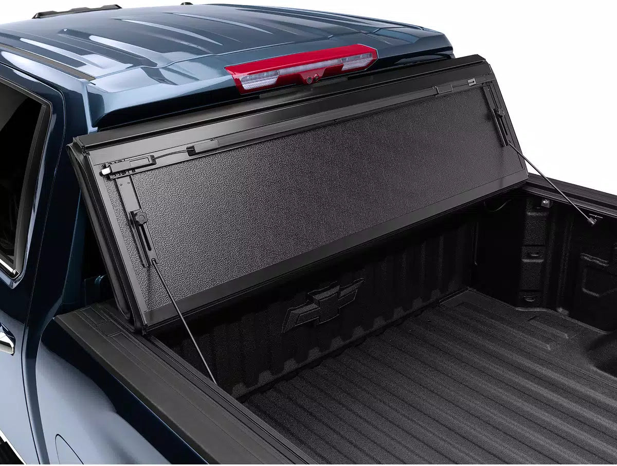 BAK Industries G2 Hard Tri Fold Tonneau for 2014-2019 GM Silverado Sierra 2500 3500 8ft Bed