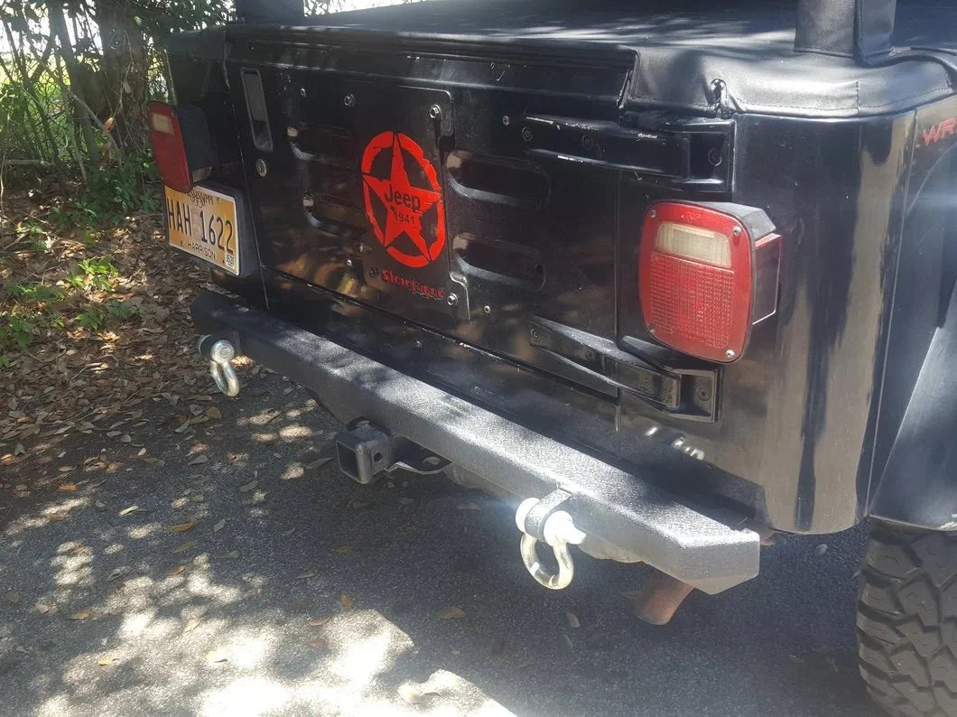 SmittyBilt SRC Classic High Clearance Rear Bumper for 1988-2003 Jeep Wrangler YJ TJ LJ