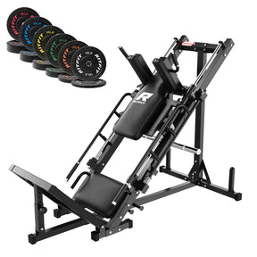 RitFit BLP01 Full Leg Workout Package 3-In-1 Leg Press, Hack Squat, and Calf Raise Set