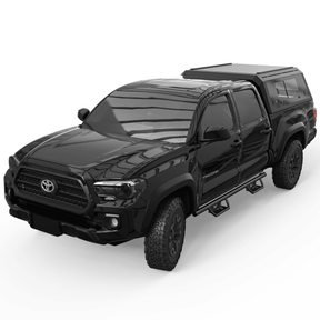 OPENROAD Bolt On Bed Cap with Sliding Side and Front Windows for 2016-2023 Toyota Tacoma