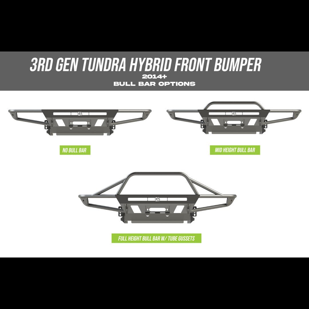 C4 Fabrication Hybrid Front Bumper for 2014-2021 Toyota Tundra - Recon Recovery