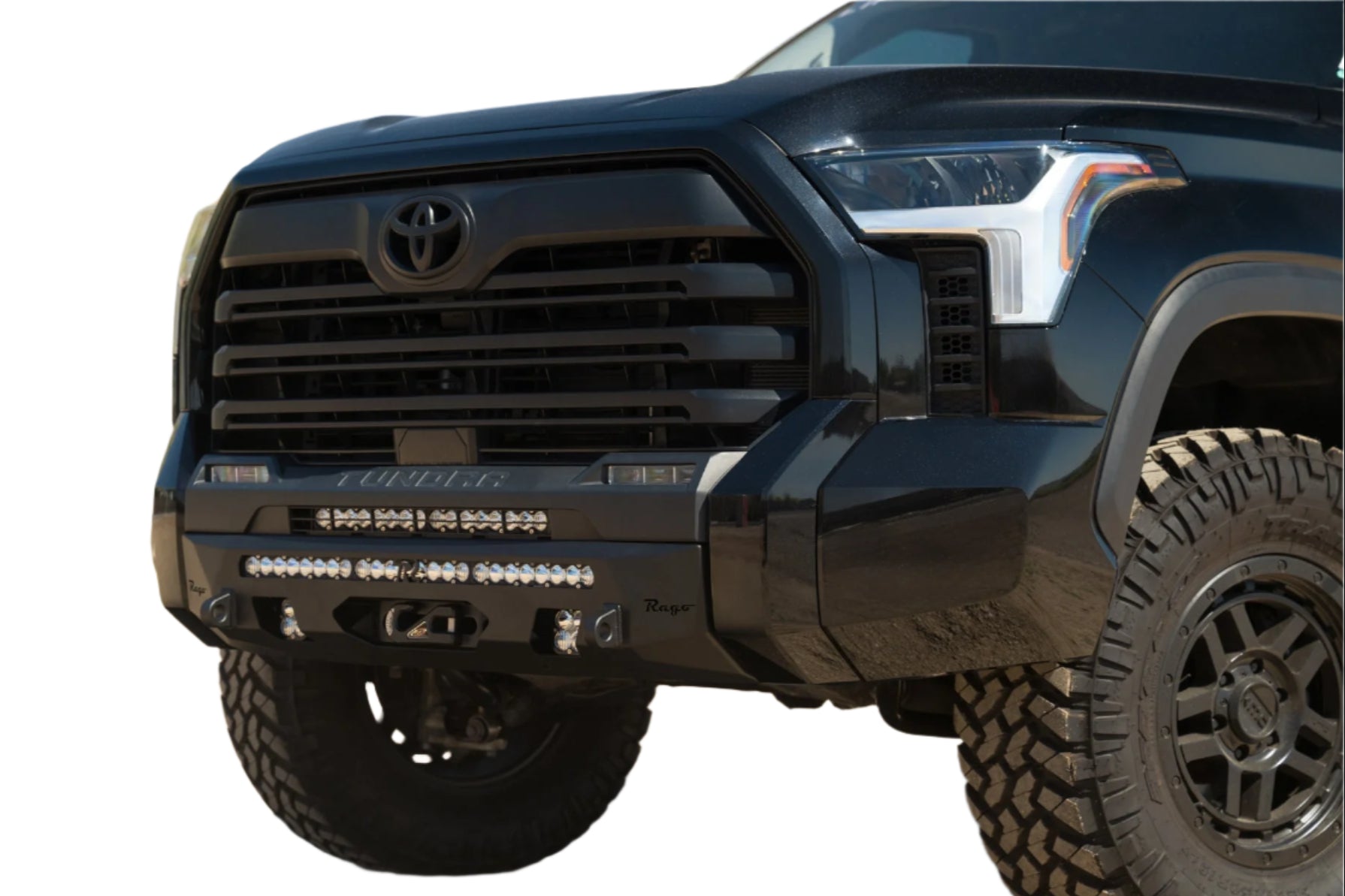 Rago Fabrication Center Mount Winch Front Bumper for 2022-2026 Toyota Tundra - Recon Recovery