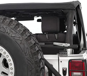 Smittybilt Bowless Combo Soft Top For 07-18 Jeep Wrangler JK 2 Door- Recon Recovery