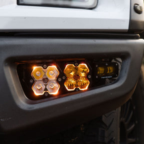 Baja Designs Squadron Pro 2.0 / S2 SAE "Pro" Fog Pocket Light Kit - 2017-2020 Ford F-150 Raptor (Clear)