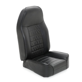Smittybilt Replacement Black Vinyl Bucket Seat For 1976-2002 Jeep Wrangler CJ7 YJ TJ - Recon Recovery