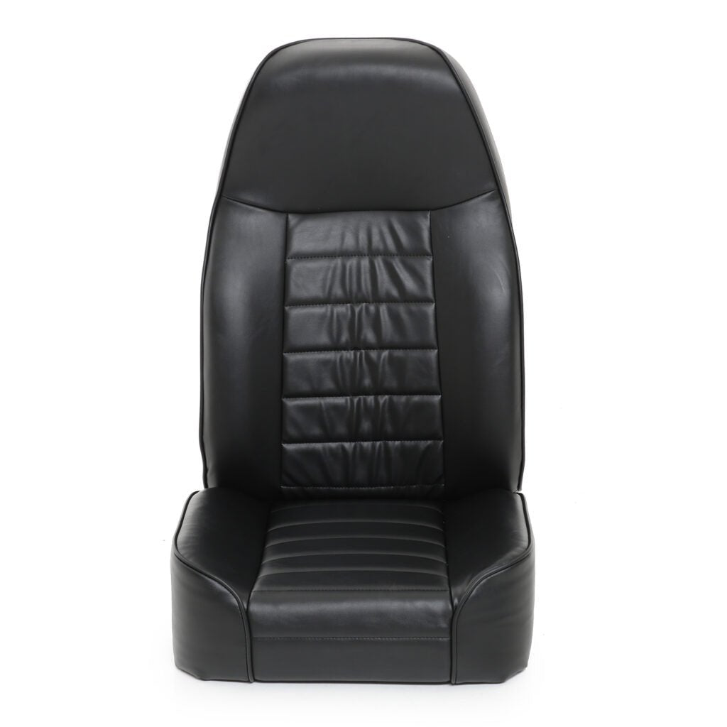 Smittybilt Replacement Black Vinyl Bucket Seat For 1976-2002 Jeep Wrangler CJ7 YJ TJ - Recon Recovery