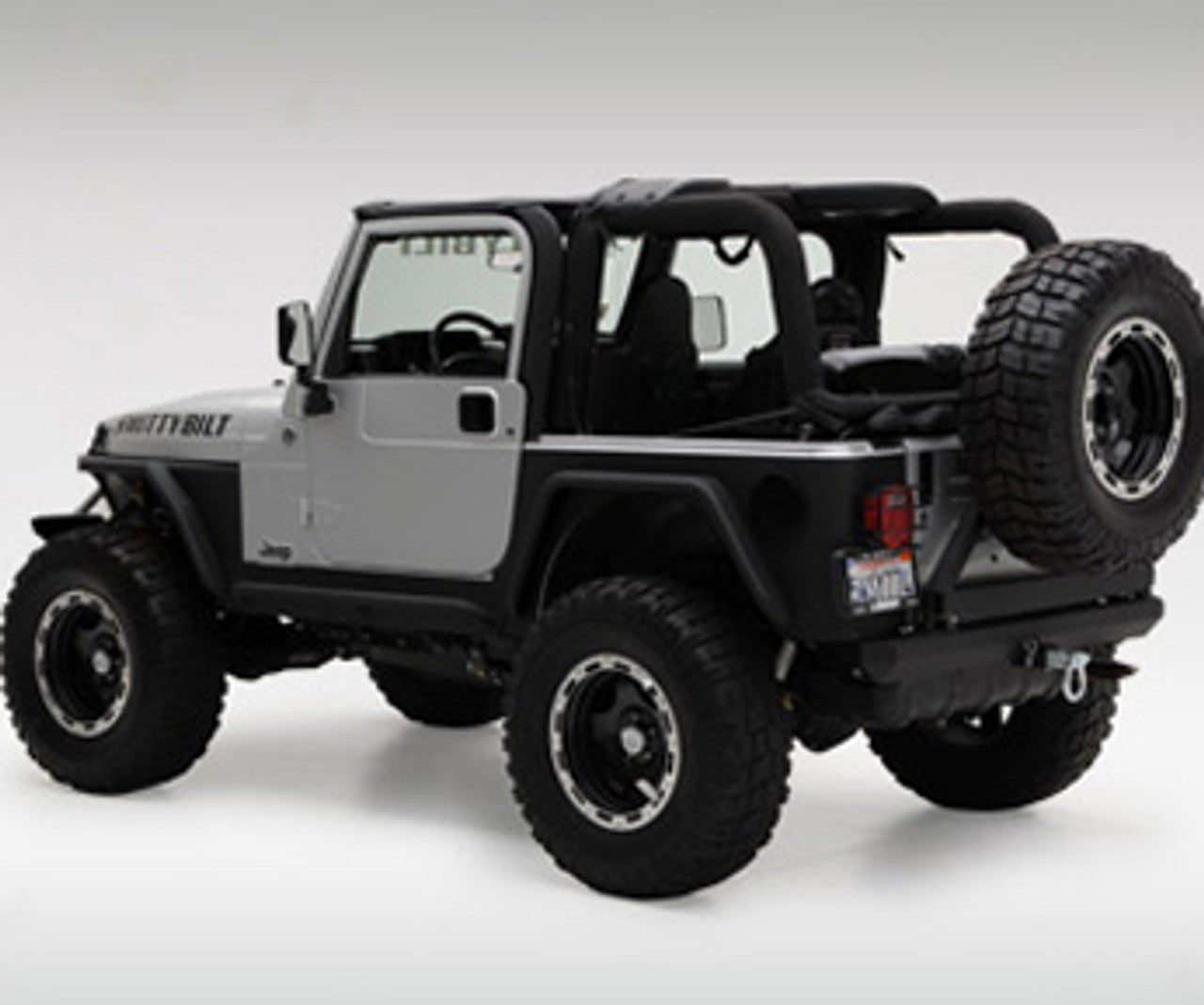 Smittybilt XRC Rear Bolt on Flare for 1997-2006 Wrangler TJ (Pair) -Recon Recovery