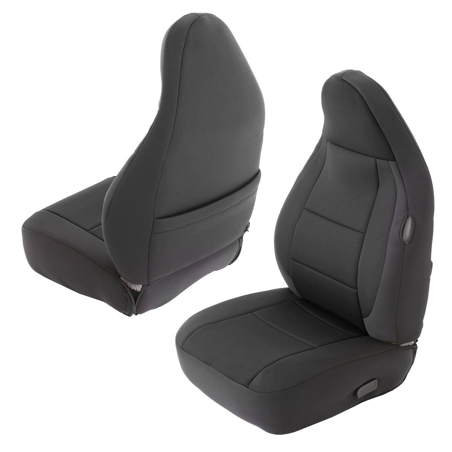Smittybilt Black Neoprene Seat Cover Set Front & Rear For 1997 - 2002 Jeep Wrangler TJ
