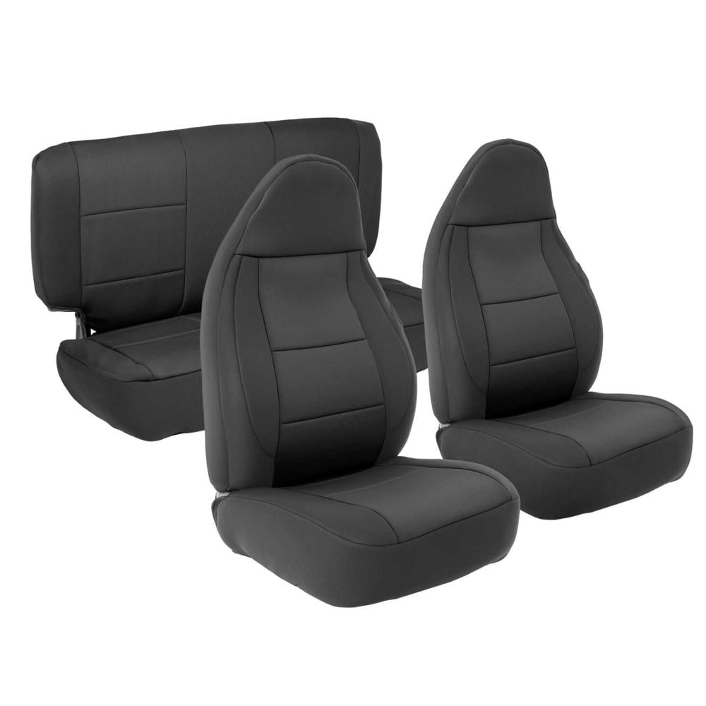 Smittybilt Neoprene Seat Cover Front & Rear Kit For 03 - 06 Jeep Wrangler TJ & LJ -  Recon Recovery