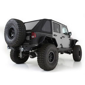 Smittybilt Bowless Combo Top & Tinted Windows For 2007 - 2018 Jeep Wrangler JK 4 Door- Recon Recovery