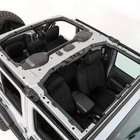 Smittybilt Black Neoprene Seat Cover Set Front & Rear For 2018-2025 Jeep Wrangler JL- Recon Recovery