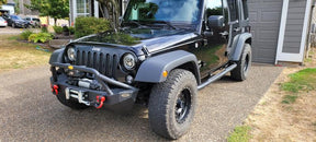 SmittyBilt XRC Gen1 Rock Crawler Winch Front Bumper for 2007-2018 Jeep Wrangler JK