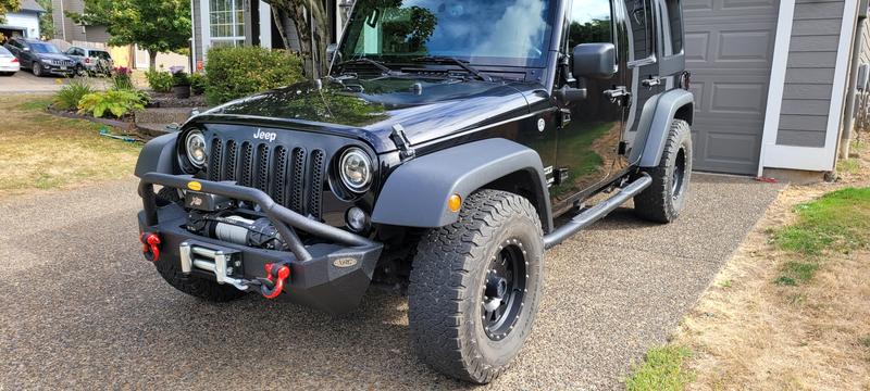 SmittyBilt XRC Gen1 Rock Crawler Winch Front Bumper for 2007-2018 Jeep Wrangler JK
