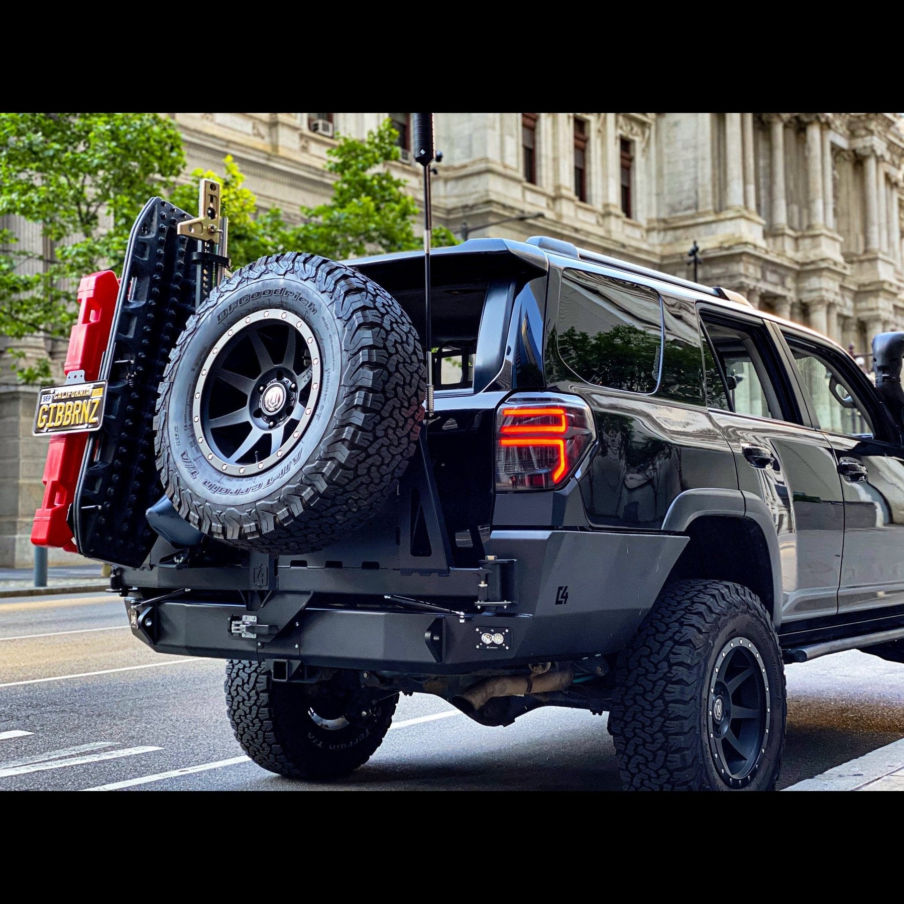 C4 Fabrication Overland Series Rear Bumper for 2010-2024 Toyota 4Runner - Recon Recovery