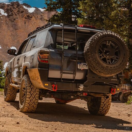 C4 Fabrication Overland Series Rear Bumper for 2010-2024 Toyota 4Runner - Recon Recovery