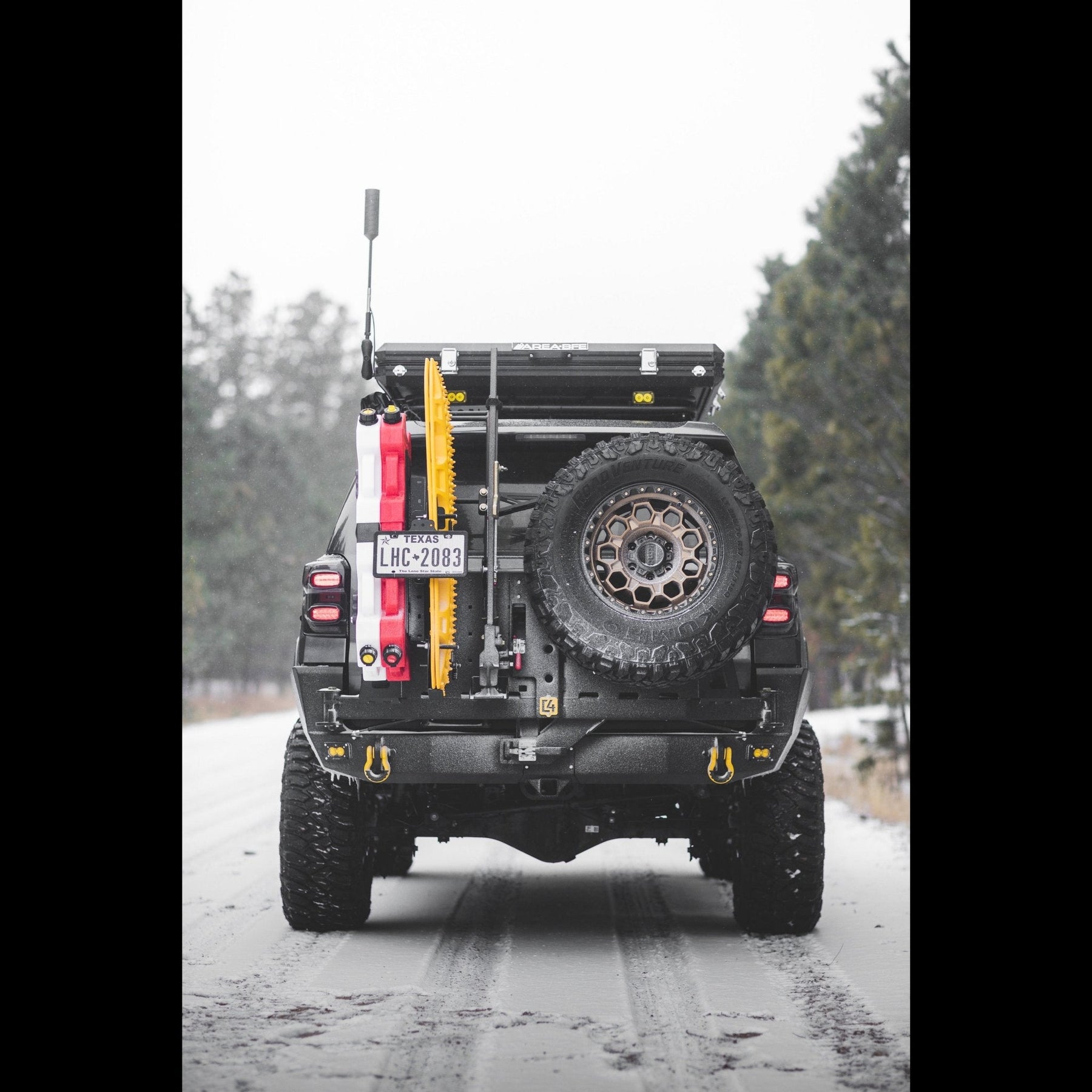 C4 Fabrication Overland Series Rear Bumper for 2010-2024 Toyota 4Runner - Recon Recovery